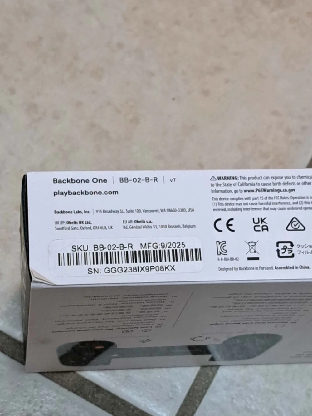 Backbone for Xbox/ Apple - Lightning Connection